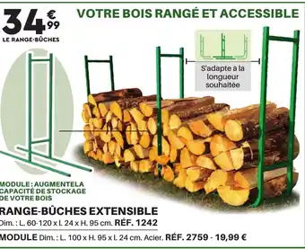 Shopix RANGE-BÜCHES EXTENSIBLE offre