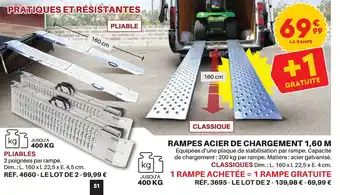 RAMPES ACIER DE CHARGEMENT 1,60