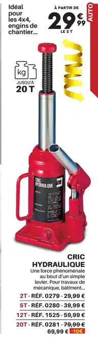 CRIC HYDRAULIQUE