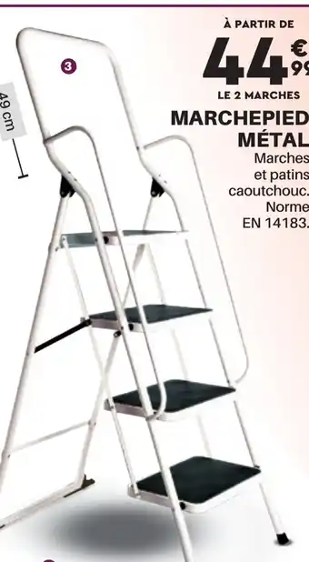 Shopix MARCHEPIED MÉTAL offre