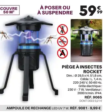 Shopix PIÈGE À INSECTES ROCKET offre