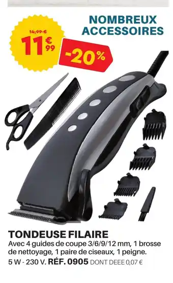 Shopix TONDEUSE FILAIRE offre