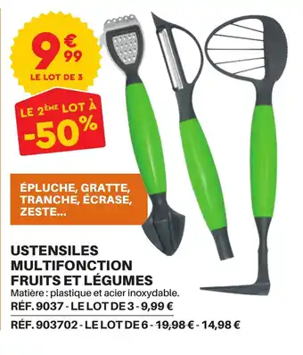 Shopix USTENSILES MULTIFONCTION offre