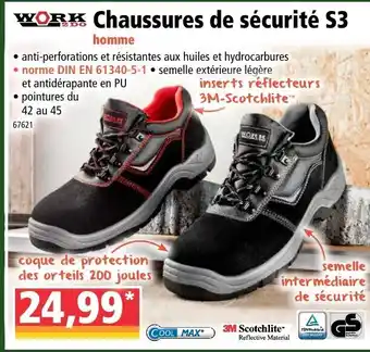 Norma Chaussures de sécurité S3 offre