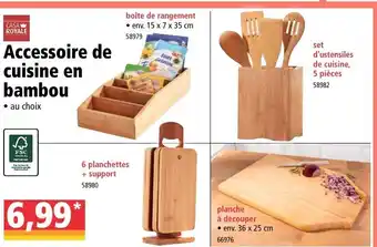 Norma Accessoire de cuisine en bambou offre