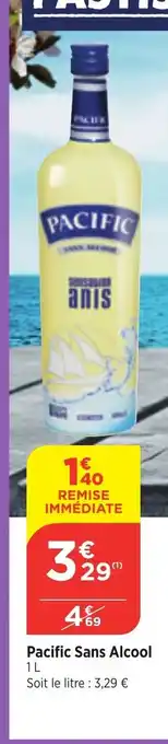 Bi1 Pacific Sans Alcool 1L offre