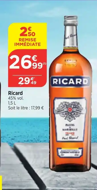 Bi1 Ricard 45% vol. 1,5 L offre