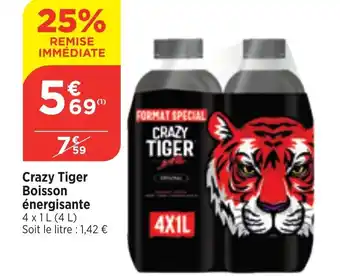 Bi1 Crazy Tiger Boisson énergisante offre