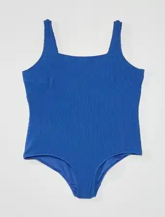 Maillot de bain côtelé - 1 pièce