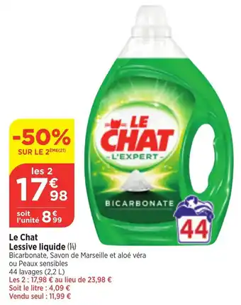 Bi1 Le Chat Lessive liquide (14) offre