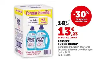 U Express Super croix lessive * offre