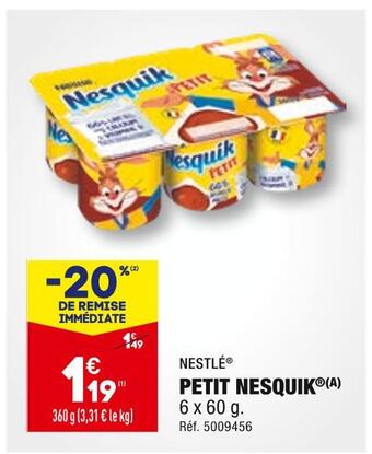 Nestlé petit nesquik