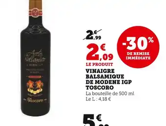 U Express Toscoro vinaigre balsamique de modene igp offre