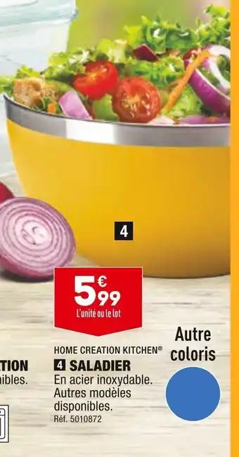 ALDI Home creation kitchen saladier offre