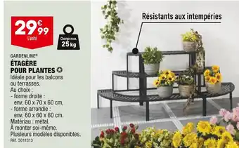ALDI Étagère pour plantes offre