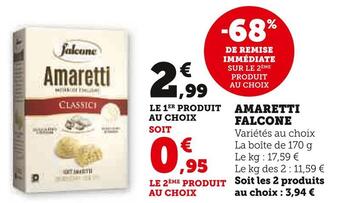 U Express Falcone amaretti offre