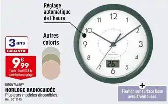 ALDI Krontaler horloge radioguidée offre