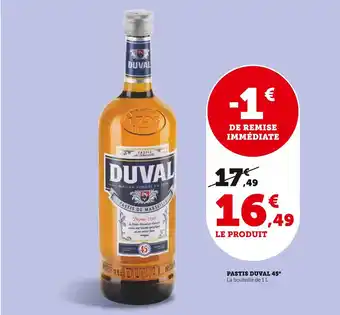 Duval pastis 45°