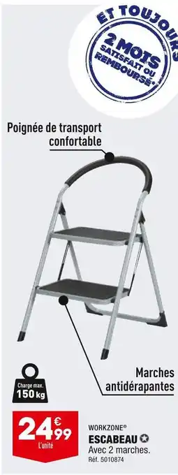 ALDI Workzone escabeau offre