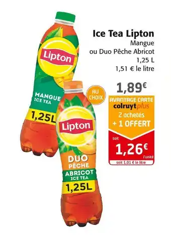 Colruyt Lipton ice tea offre