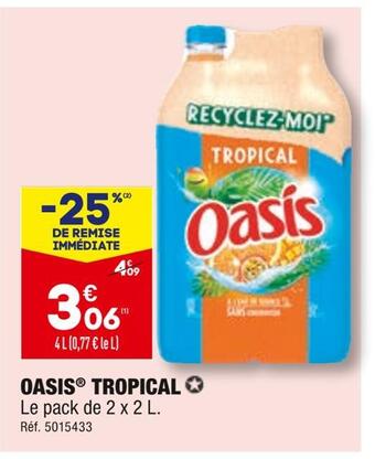 ALDI Oasis oasis tropical offre