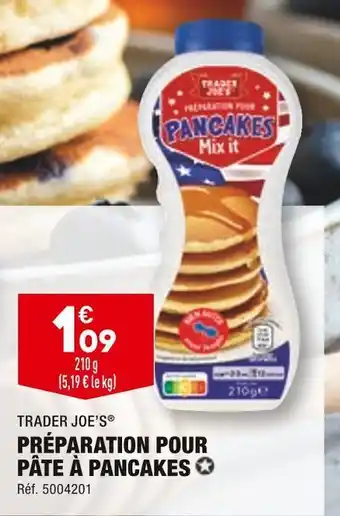 ALDI Trader joe’s préparation pour pâte à pancakes offre