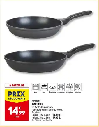 ALDI Crofton poêle offre