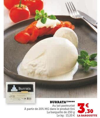 U Express Burrata offre