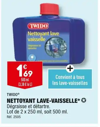 ALDI Twido nettoyant lave-vaisselle* offre