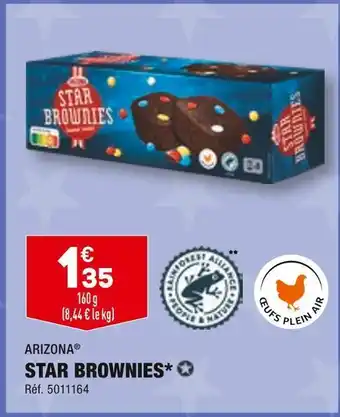 Arizona star brownies