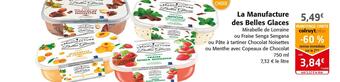 Colruyt La manufacture des belles glaces la manufacture des belles glaces offre