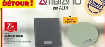 ALDI Ambiano balance de cuisine offre