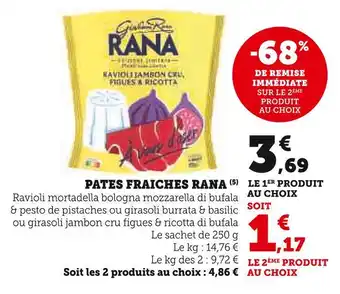 Super U Rana pâtes fraîches offre