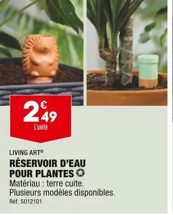 ALDI Living art réservoir d’eau pour plantes offre