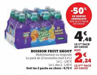 Boisson fruit shoot