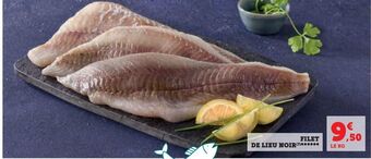 Super U Filet de lieu noir offre