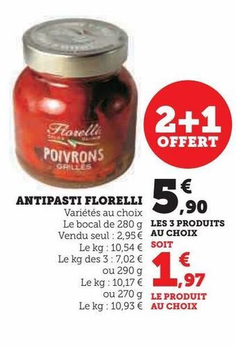 U Express Antipasti florelli offre