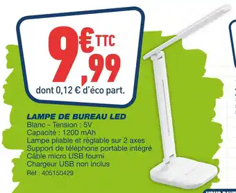 Bureau Vallée Lampe de bureau led offre