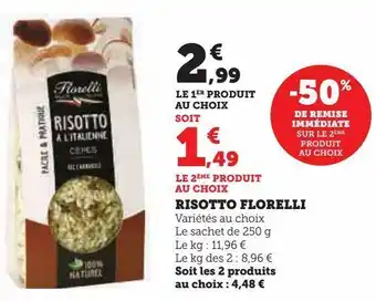 Super U Risoto florelli offre