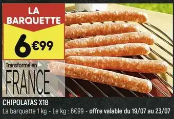 Leader Price Chipolatas x18 offre
