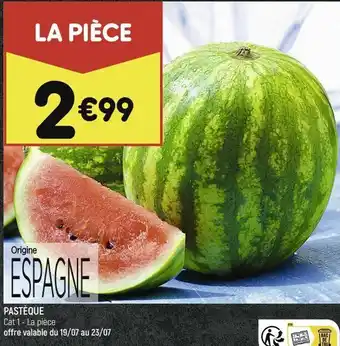 Leader Price Pastèque offre