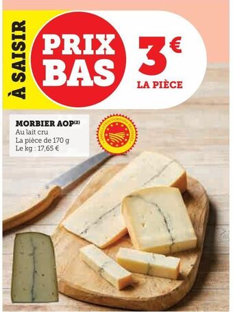 Hyper U Morbier aop offre