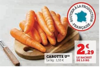 Hyper U Carotte u offre