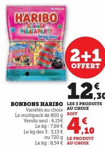 Hyper U Bonbons haribo offre