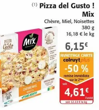 Colruyt Pizza del gusto ! mix offre
