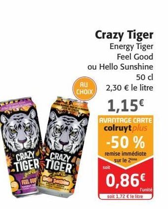 Colruyt Crazy tiger offre