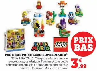 Hyper U Pack surprise lego super mario offre