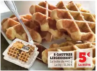 8 gaufres liegeoises