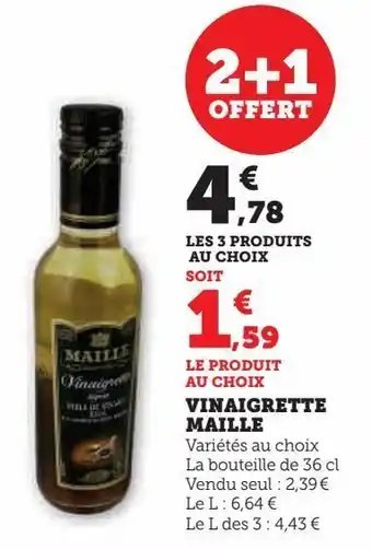 Hyper U Vinaigrette maille offre