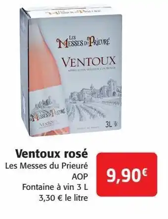Colruyt Ventoux rosé offre
